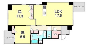 SOLEiL 六本松の物件間取画像